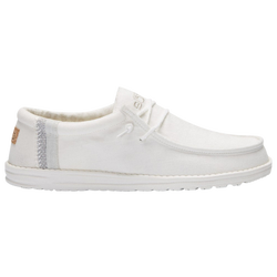 Men's - HEYDUDE Wally Linen - White/White