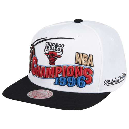 Mitchell & Ness Mens Chicago Bulls  Bulls 96 Champions Wave 2 Tone Snapback In Black/multi