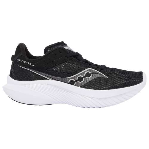 Shop Saucony Womens  Kinvara 14 In Black/white