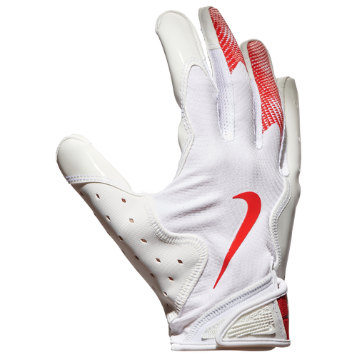 

Nike Mens Nike Vapor Jet 8.0 Receiver Gloves - Mens University Red/White/White Size M