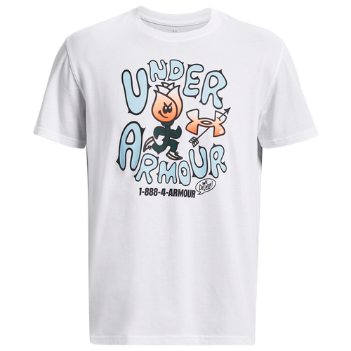 

Under Armour Mens Under Armour Rose Delivery T-Shirt - Mens Black/White Size S