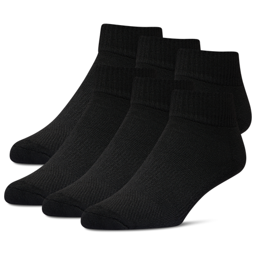 

CSG Womens CSG 6 Pack Quarter Socks - Womens Black Size M