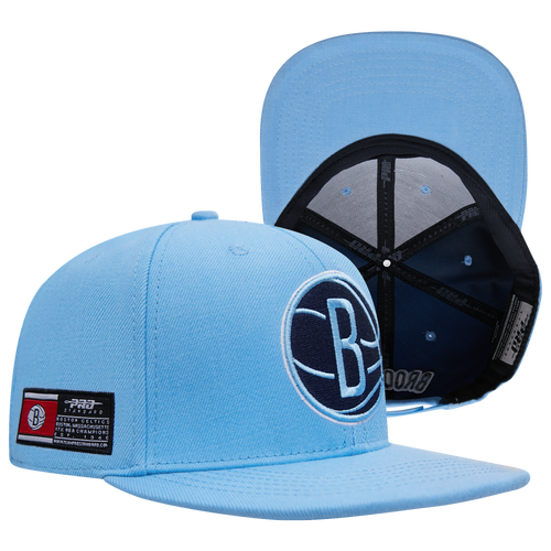 

Pro Standard Pro Standard Nets Collage Wool Snapback Hat - Adult University Blue/Black Size One Size