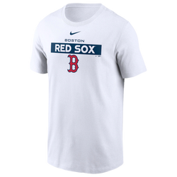 Men's - Nike Red Sox T-Shirt - White/White