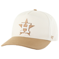 47 Brand Astros Two Tone Hitch Visor - 47 Brand Natural/Camel