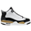 Jordan Dub Zero - Men's Black/White/Metallic Gold