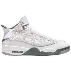 Men's - Jordan Dub Zero - White/Cool Grey/Metallic Silver