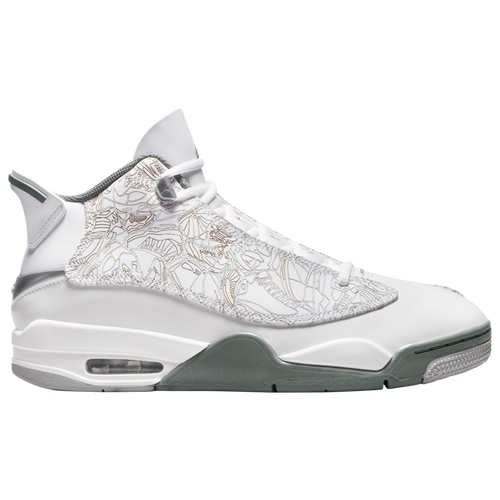 Jordan Air  Dub Zero 运动鞋 In White/cool Grey/metallic Silver