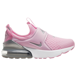Girls' Preschool - Nike Air Max 270 Extreme - Pink/Met Silver/White