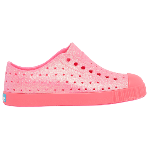 

Girls Preschool Native Shoes Native Shoes Jefferson - Girls' Preschool Shoe Floyd Bling/Floyd Pink Size 11.0