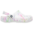 Crocs Sabot décoloré Classic - Pour femmes Blanc/Multicolore