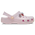 Crocs Classic Iridescent Charm Clogs - Girls' Grade School Pink Milk/Multi