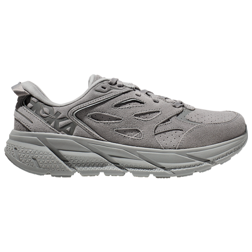 

HOKA Mens HOKA Clifton L Suede - Mens Shoes Grey/Grey/Grey Size 09.5