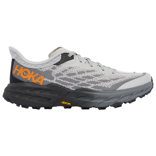 

HOKA Mens HOKA Speedgoat 5 - Mens Running Shoes Grey/Black/Orange Size 09.0