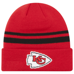 Men's - New Era Chiefs Cuff Knit - Red/Black