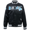 Pro Standard Lions Satin Jacket - Pro Standard Blue/Black