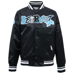 Boys' Grade School - Pro Standard Lions Satin Jacket - Blue/Black