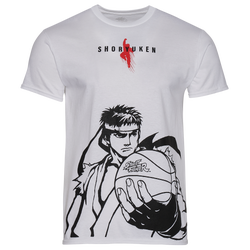 Men's - Street Fighter Hoops T-Shirt - White/White