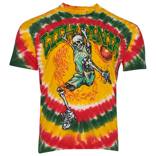 Grateful Dead Mens Lithuania Basketball T-shirt In Multi | ModeSens