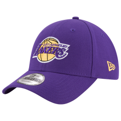 Men's - New Era Lakers 9Forty Snapback Cap - Purple/Yellow