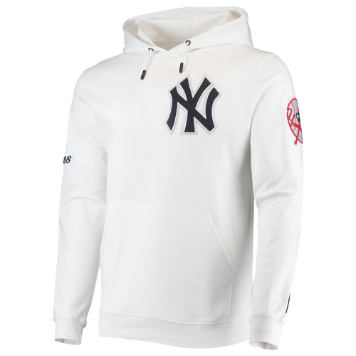 New York Yankees Pro Standard Logo Pullover Hoodie - White
