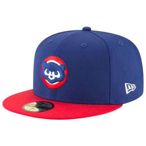 

New Era Mens New Era Cubs 59Fifty Cooperstown Wool Cap - Mens Royal/Red Size 7