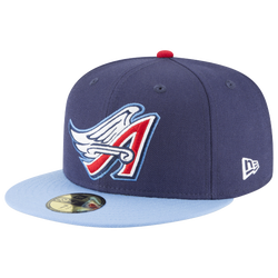 Men's - New Era Angels 59Fifty Cooperstown Wool Cap - Navy/Light Blue