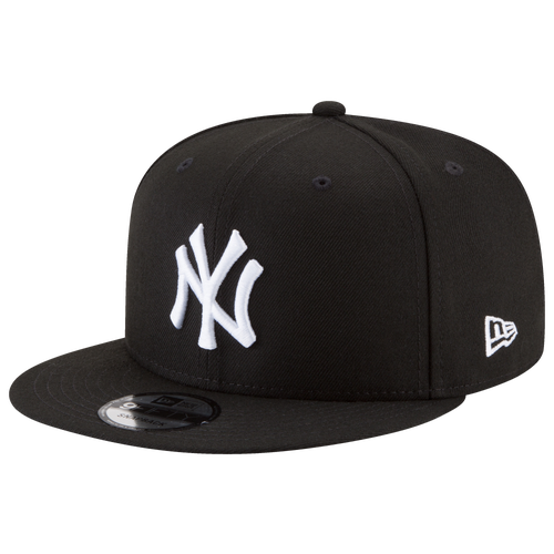 

New Era Mens New York Yankees New Era Yankees Snapback - Mens White/Black Size One Size
