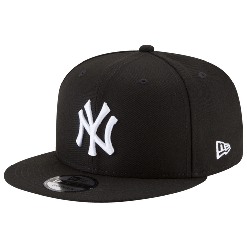 

New Era Mens New Era Yankees Snapback - Mens White/Black Size One Size