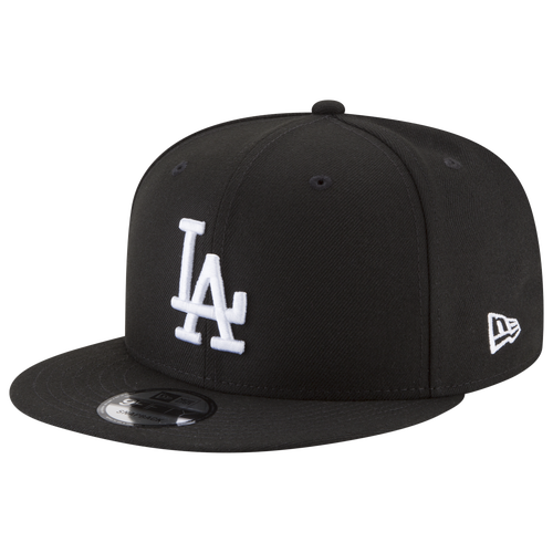 

New Era Mens New Era Dodgers 9Fifty Basic Snapback Cap - Mens Black/Whte Size One Size