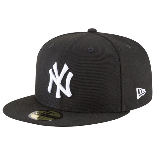 

New Era Mens New York Yankees New Era Yankees 59Fifty Cap - Mens Black/White/White Size 7
