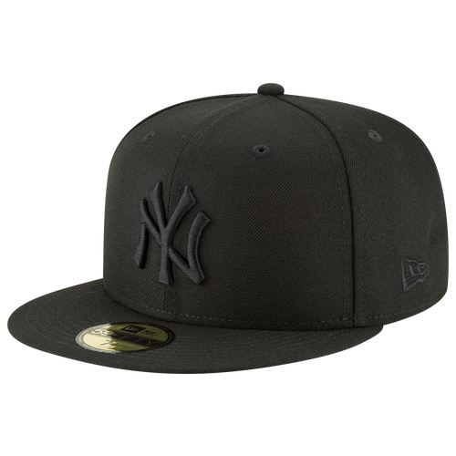 

New Era Mens New York Yankees New Era Yankees 59Fifty Cap - Mens Black/Black Size 7