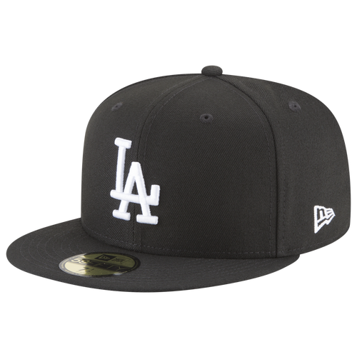 

New Era Mens New Era Dodgers 59Fifty Cap - Mens White/Black/White Size 7