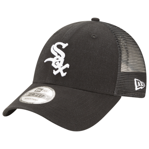 

New Era Mens Chicago White Sox New Era White Sox Trucker Cap - Mens Black/White Size One Size