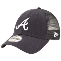 Men's - New Era Braves Trucker Cap - Navy/White