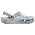 Crocs Watercolor Marbled Clogs - Crocs Grey Swirl/White
