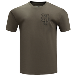 Men's - Pro Standard METS NEUTRAL CJ DROP SHOULDER TEE - Dark Taupe