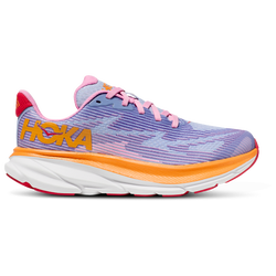 Girls' Grade School - HOKA Clifton 9 - Orange/Purple