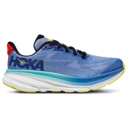 Boys' Grade School - HOKA Clifton 9 - Cerise/Virtual Blue