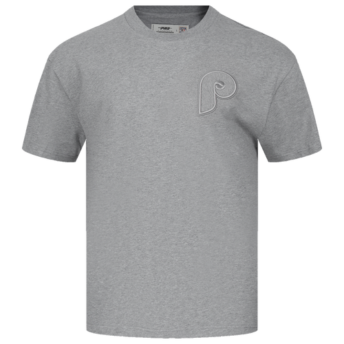 Pro Standard PHILLIES NEUTRAL CJ DROP SHOULDER TEE - Pro Standard Dark Heather Gray