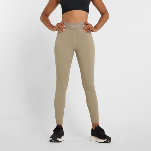 WOMENS - New Balance Sleek High Rise Sport Legging 25" - Dockside/White