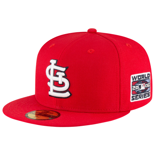 

New Era Mens New Era Cardinals 59Fifty World Series Side Patch Cap - Mens Red/White Size 7