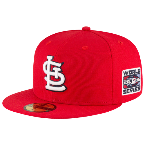 New Era Red St. Louis Cardinals 2006 World Series Side Patch 9fifty Snapback Hat In White/red