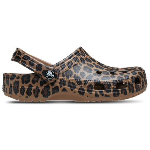 WOMENS - Crocs Classic Animal Clogs - Sepia/Leopard