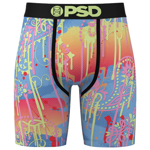 Psd Mens  Ja Morant Paisley Mm Underwear In Blue/orange/yellow