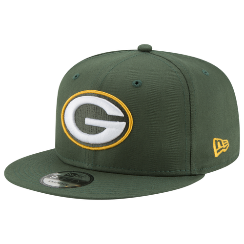 

New Era Mens Green Bay Packers New Era Packers T/C Snapback - Mens Green/White Size One Size