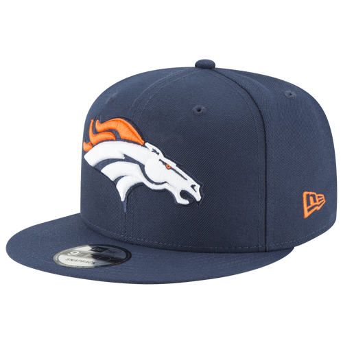 

New Era Mens New Era Broncos T/C Snapback - Mens Navy/Orange Size One Size