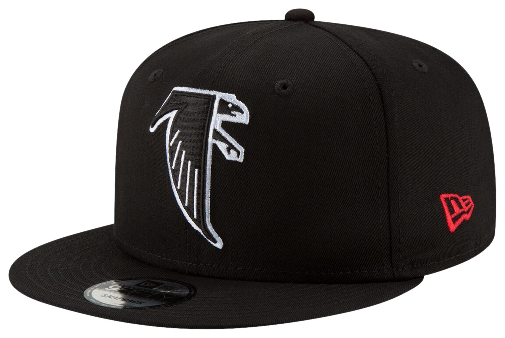 Men's New Era Black Atlanta Falcons Throwback 9FIFTY Adjustable Snapback Hat