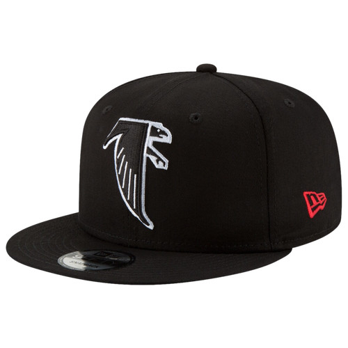 

New Era Mens Atlanta Falcons New Era Falcons Throwback 9FIFTY Adjustable Snapback - Mens Black Size One Size