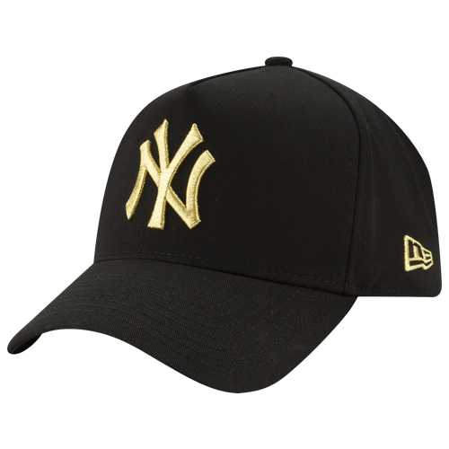 

New Era Mens New York Yankees New Era Yankees 9Forty A Frame Cap - Mens Black/Gold Size One Size